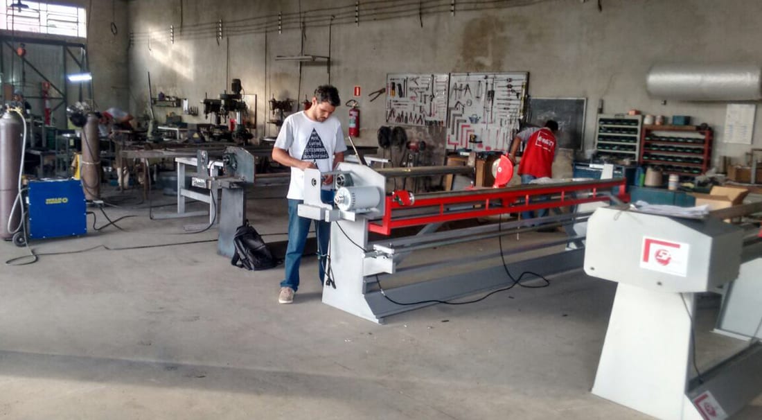 Produção na fábrica